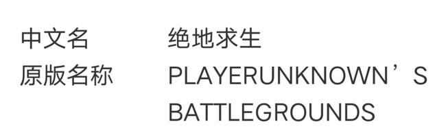 pubg是什么游戏的简称-pubg的中文名称叫什么